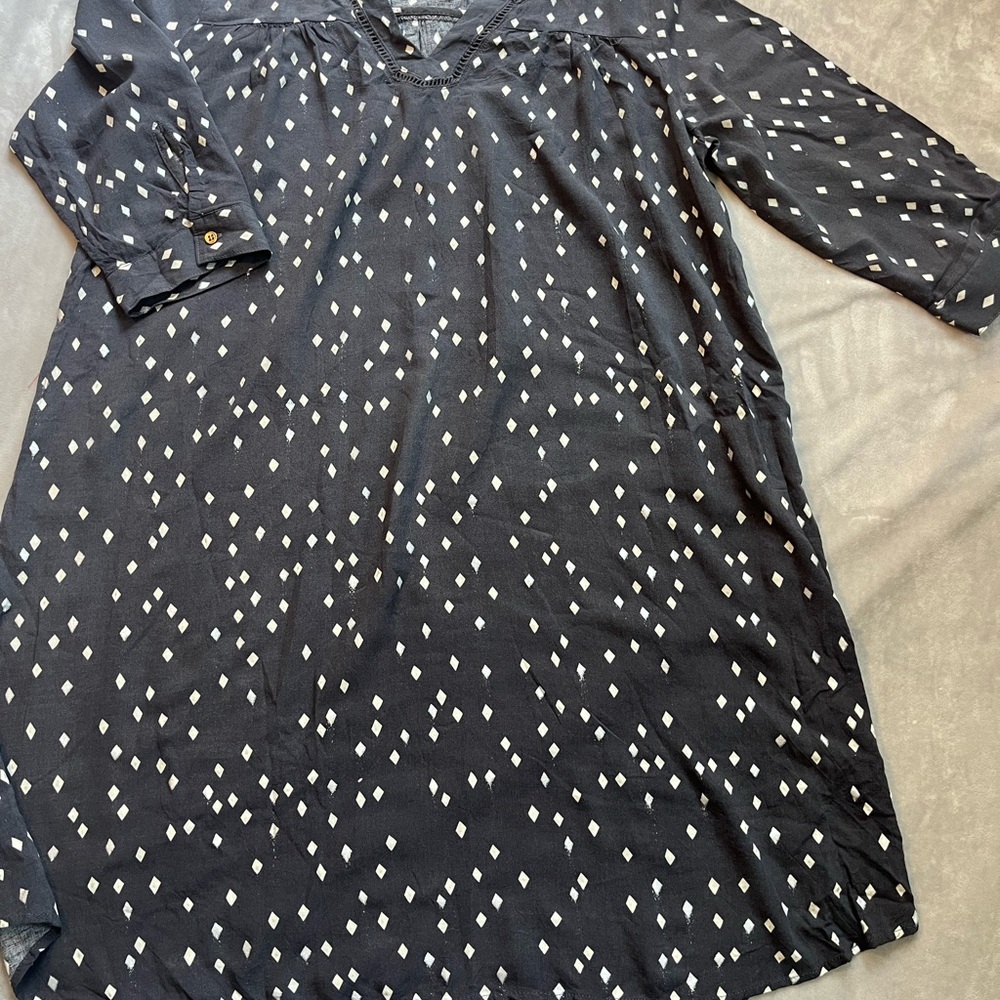Liz Lange Maternity Black 3/4 Sleeve Dress Size Medium
